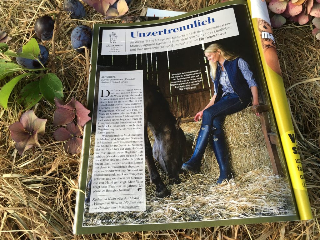Artikel aus der Food & Farm über Le Chameau Gummistiefel